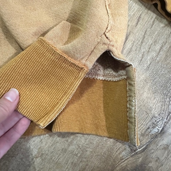 FREE PEOPLE | WE‎ THE FREE | Kassidy Pullover Quarter Zip Oversized Sweatshit, L - Picture 4 of 6